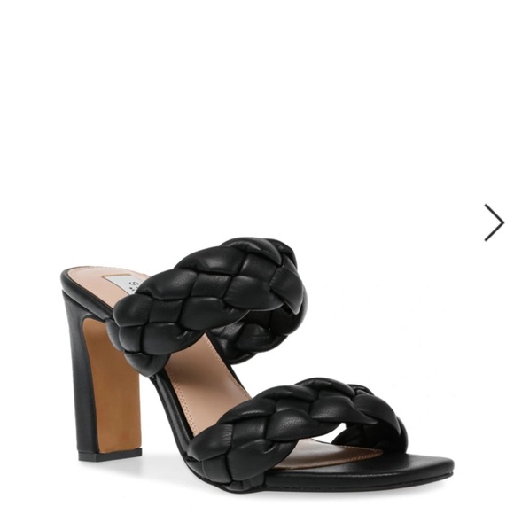 Steve Madden Shoes - Steve New York Black Braided Mule Heel